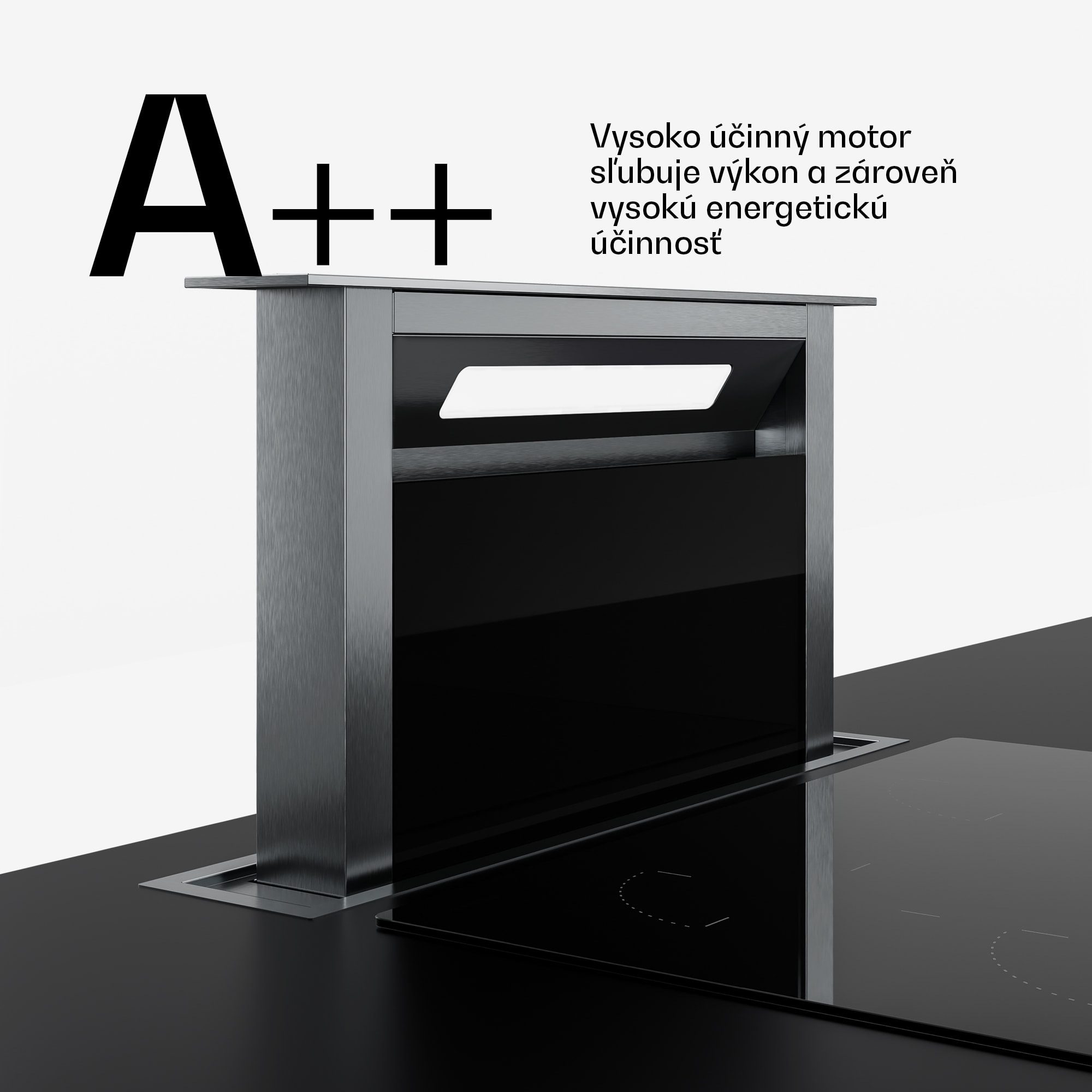 Klarstein Verosteel vstavaný digestor | Minimalistický, výkonný | EEC A++ | 853 m³/h | 60 cm – Obrázok 4
