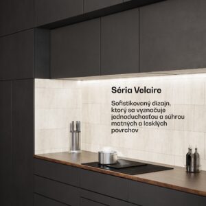 Klarstein Velaire flexi-indukčná varná doska s integrovaným digestorom Elegantná, minimalistická, výkonná 8400 W 80 cm