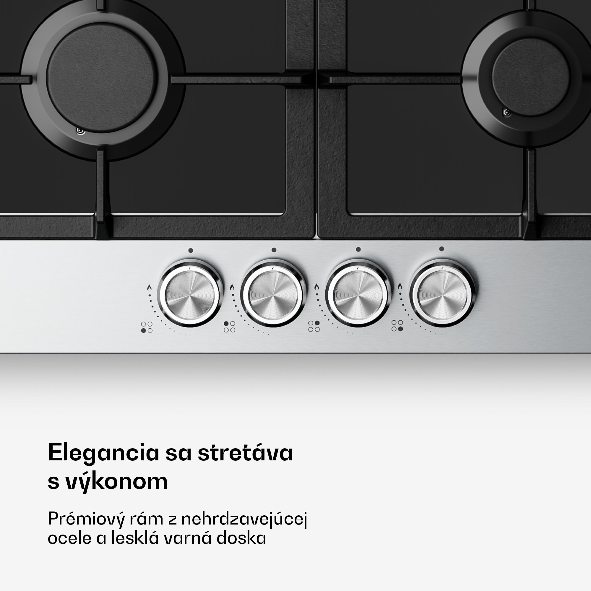 Klarstein Verosteel plynová varná doska | 4 horáky | elektrické zapaľovanie | zemný plyn a LPG | 8000 W | 60 cm – Obrázok 3