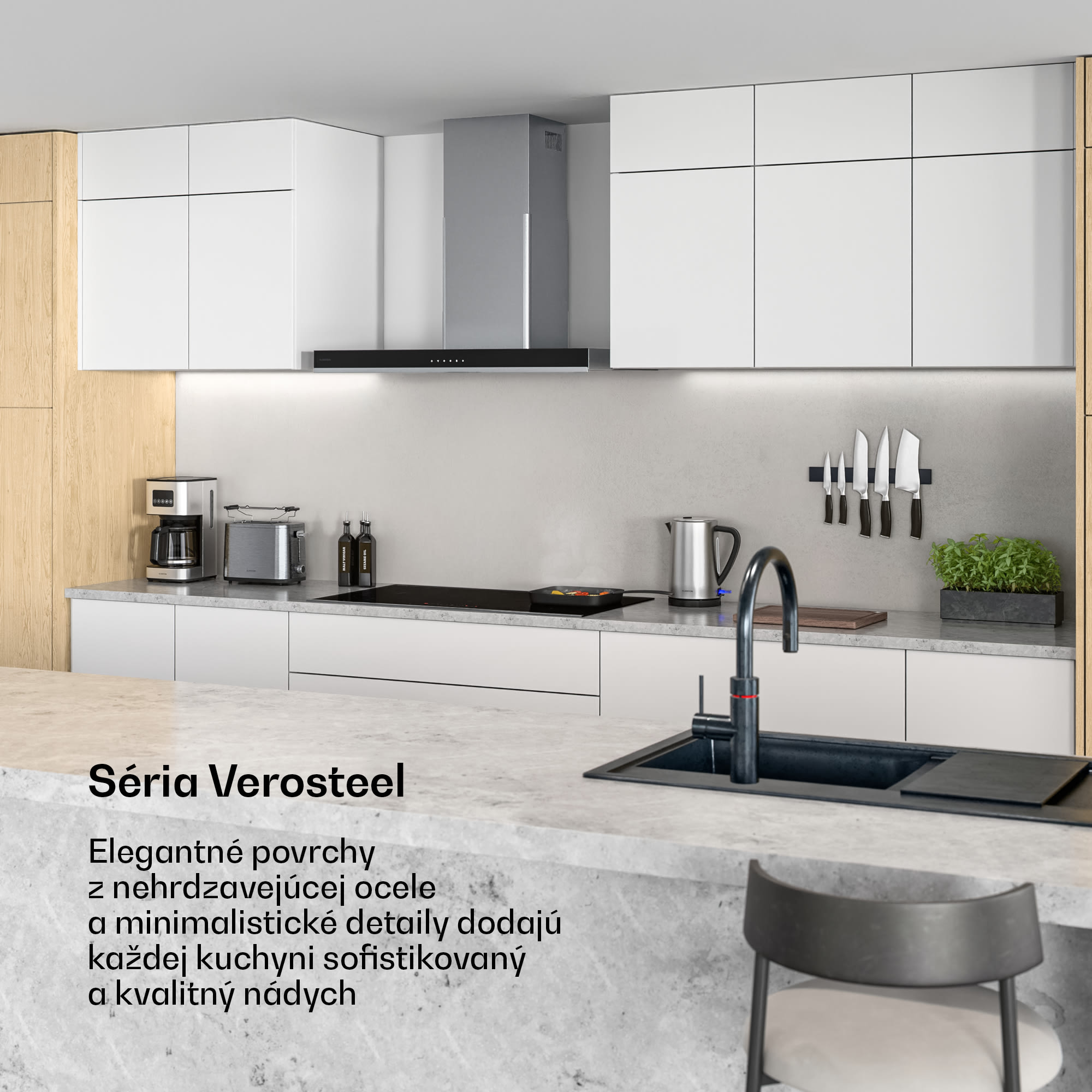 Klarstein Verosteel indukčná varná doska | Elegantná, minimalistická, výkonná | 5 varných zón | 12200 W | 90 cm