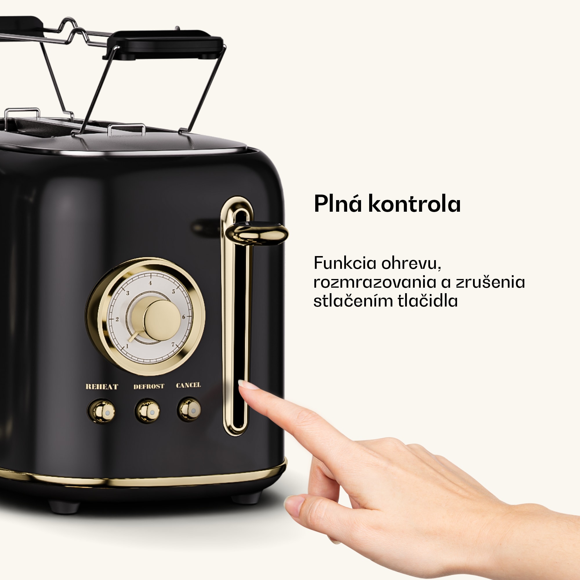 Klarstein Victoria hriankovač | 2-štrbinový | 800 W | 7 úrovní opraženia | držiak na žemle – Obrázok 4