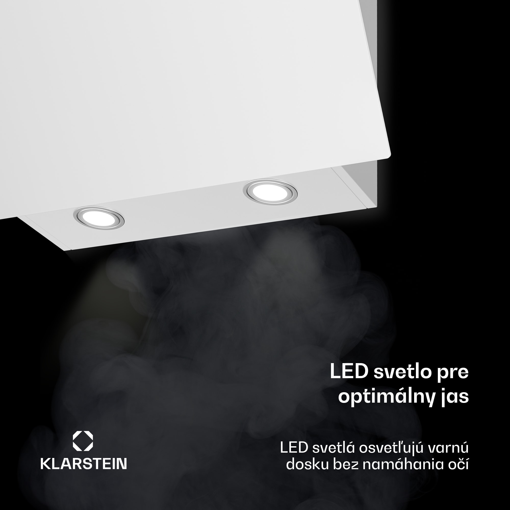 Klarstein Laurel šikmý digestor | režim odsávania vzduchu a recirkulácie | bezpečnostné sklo | 417 m³/h | 60 cm – Obrázok 4