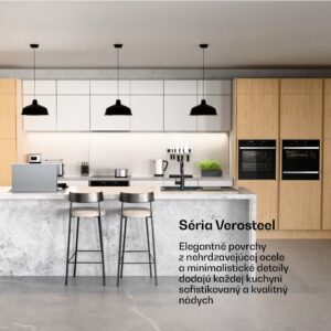 Klarstein Verosteel voľne stojaca umývačka riadu | Minimalistická, kompaktná, elegantná | EEC B | 45 cm