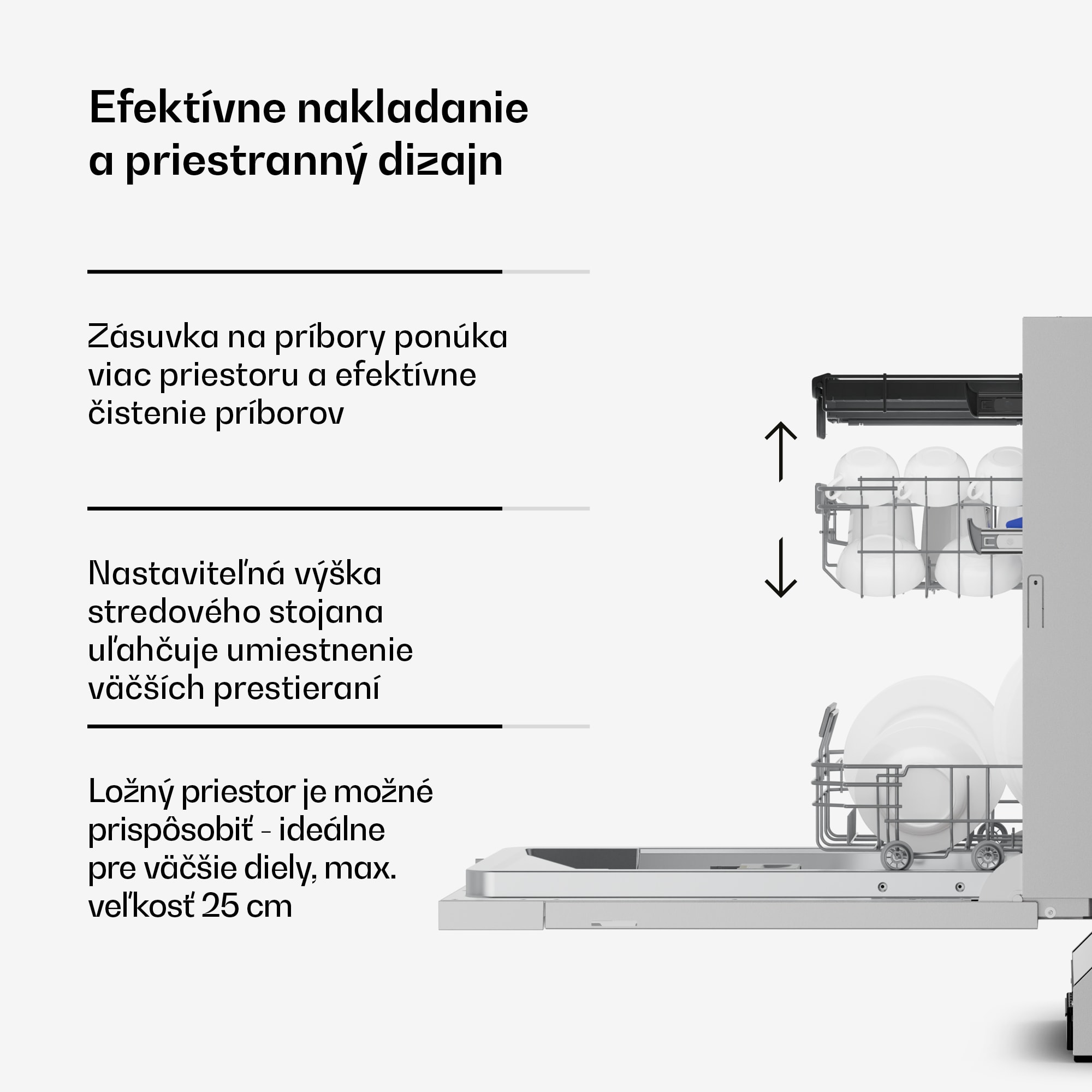 Klarstein Velaire plne integrovaná umývačka riadu (45 cm) | Praktický minimalizmus a vysoký výkon – Obrázok 4