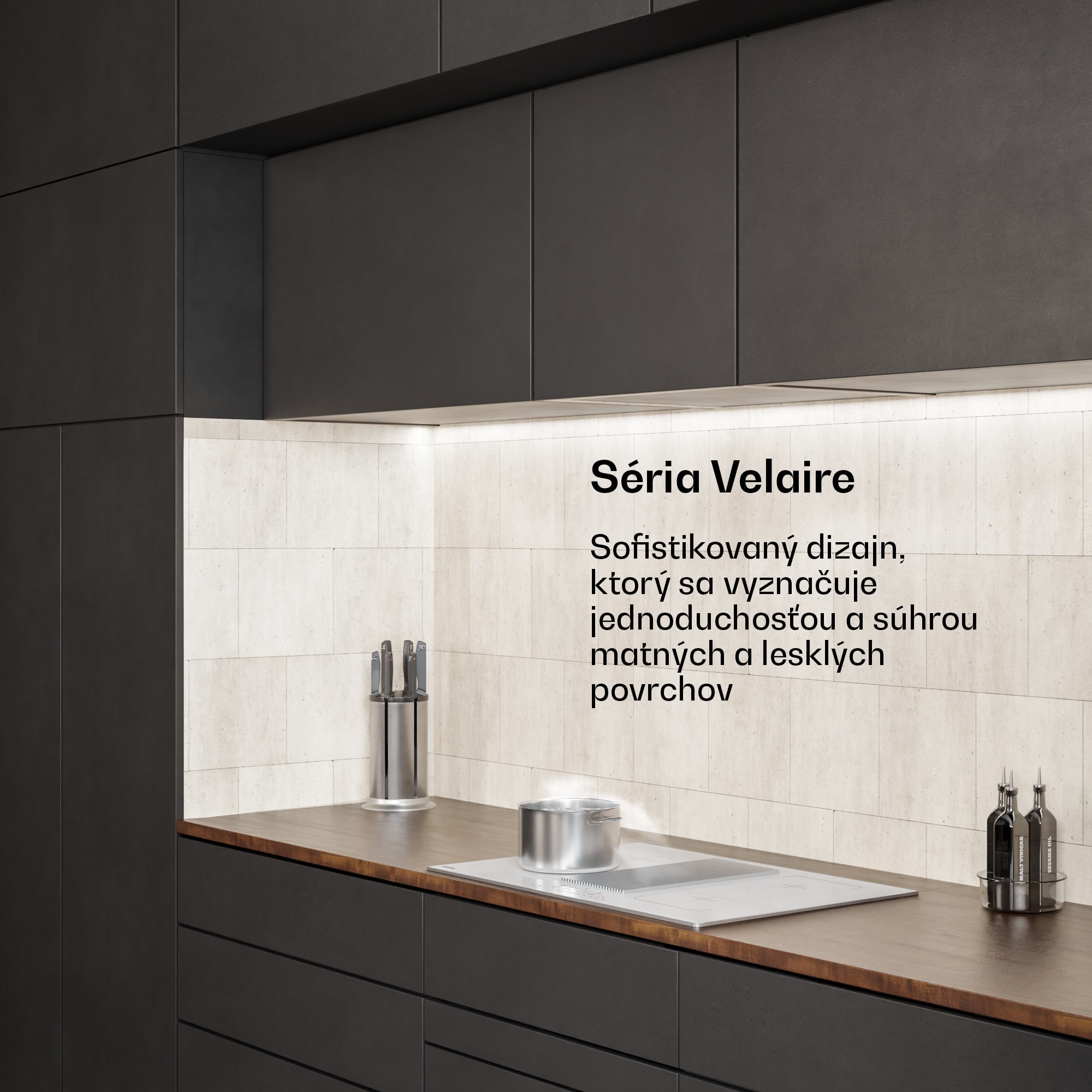 Klarstein Velaire indukčná varná doska s odsávačom pár | 4 varné zóny | 8400 W | 80 cm