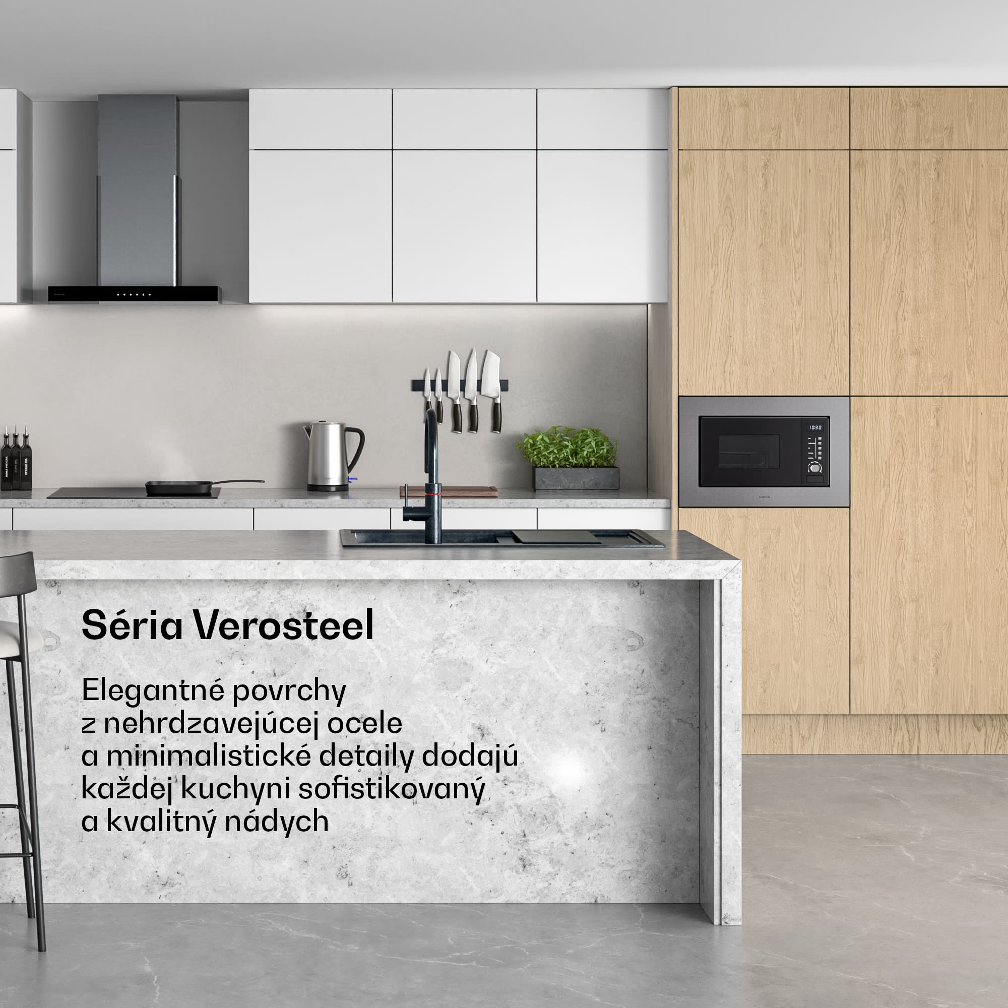 Klarstein Verosteel vstavaná mikrovlnná rúra s grilom | 800 W gril | 700 W mikrovlnka | 60 cm