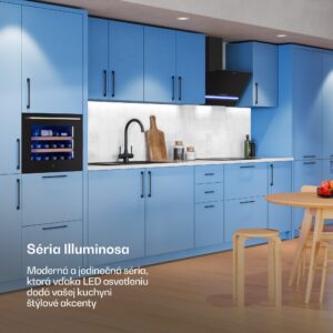 Klarstein Illuminosa bezhlavá digestoř | odťahový a recirkulačný režim | minimalistická | 818 m³/h | 60 cm
