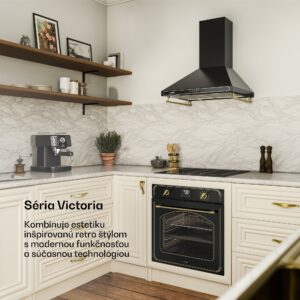Klarstein Victoria Pyro rúra | Elektrický sporák s pyrolýzou | 3150 W | 76 l | 60 cm