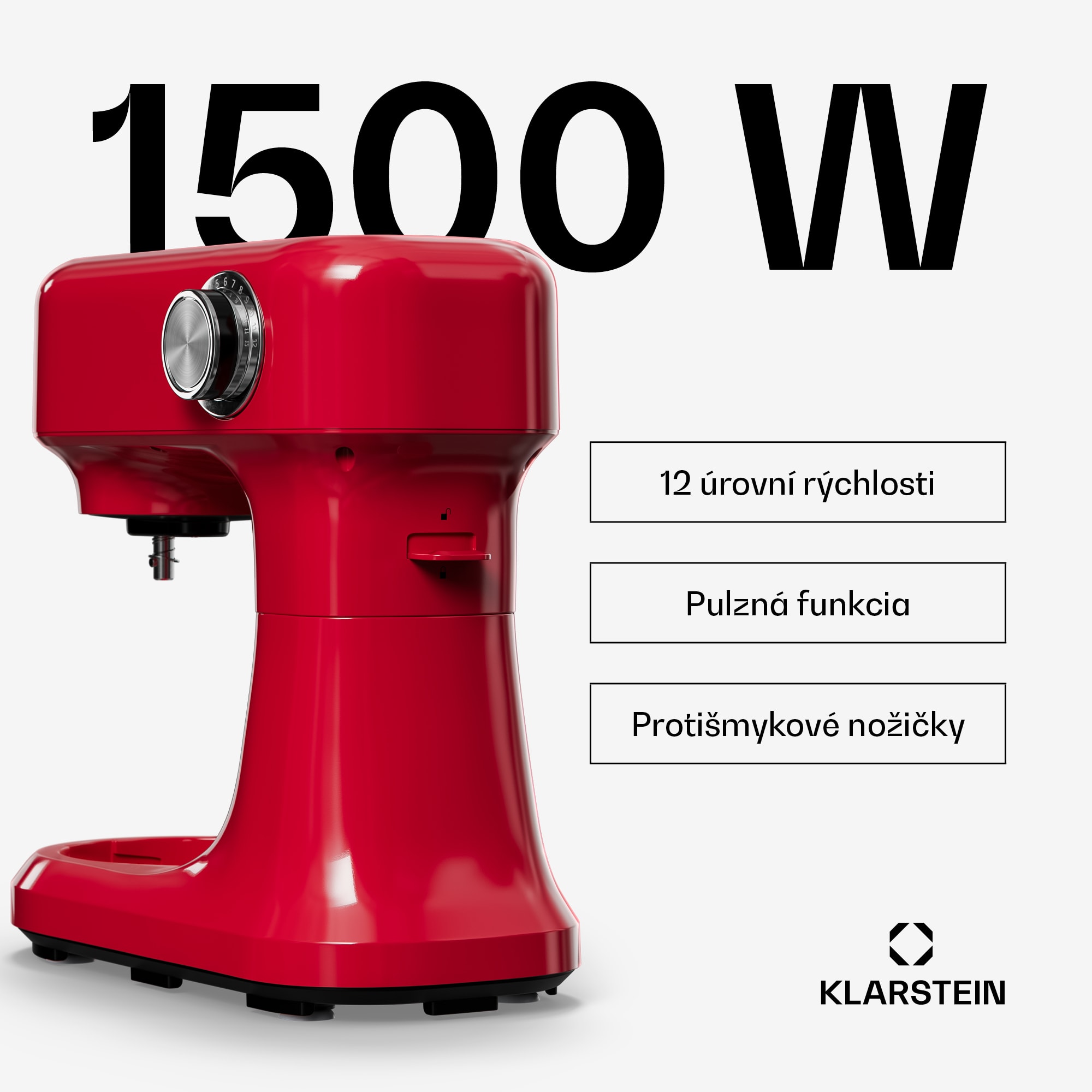 Klarstein Bella Evo kuchynský robot | Planetárny miešací systém | 3 miešacie nadstavce | 1500 W | 5 l – Obrázok 3