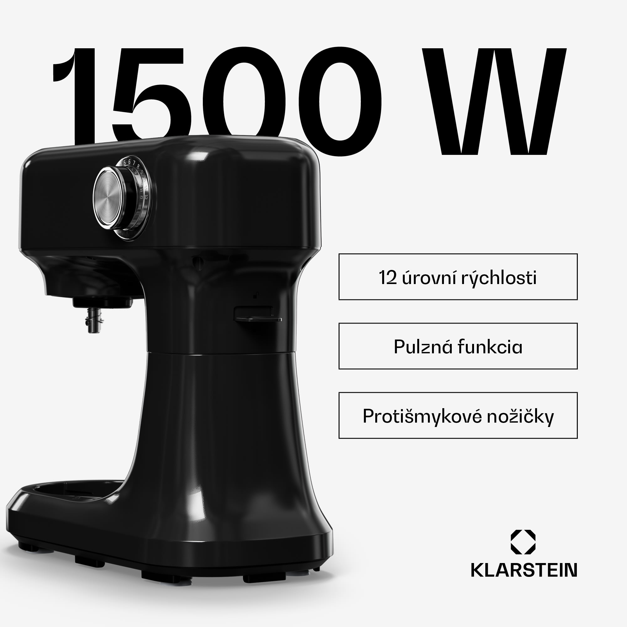 Klarstein Bella Evo kuchynský robot | Planetárny miešací systém | 3 miešacie nadstavce | 1500 W | 5 l – Obrázok 3
