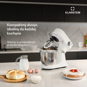 Klarstein Bella Evo kuchynský robot | Planetárny miešací systém | 3 miešacie nadstavce | 1500 W | 5 l