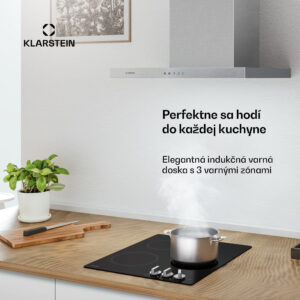 Klarstein Kochheld indukčná varná doska | Elegantná a výkonná | 3 varné zóny | 5 700 W | 45 cm