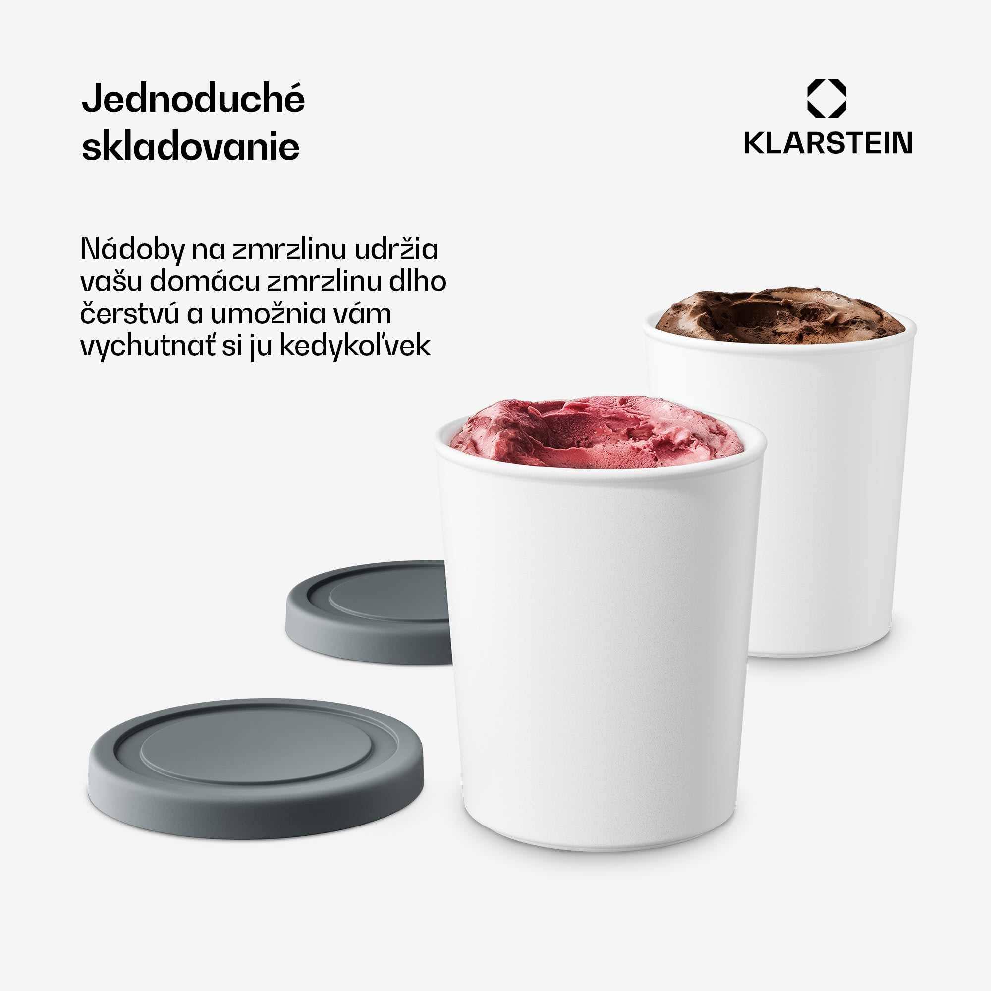 Klarstein Súprava na ľad | 1 liter | plast | vhodné do umývačky riadu – Obrázok 2