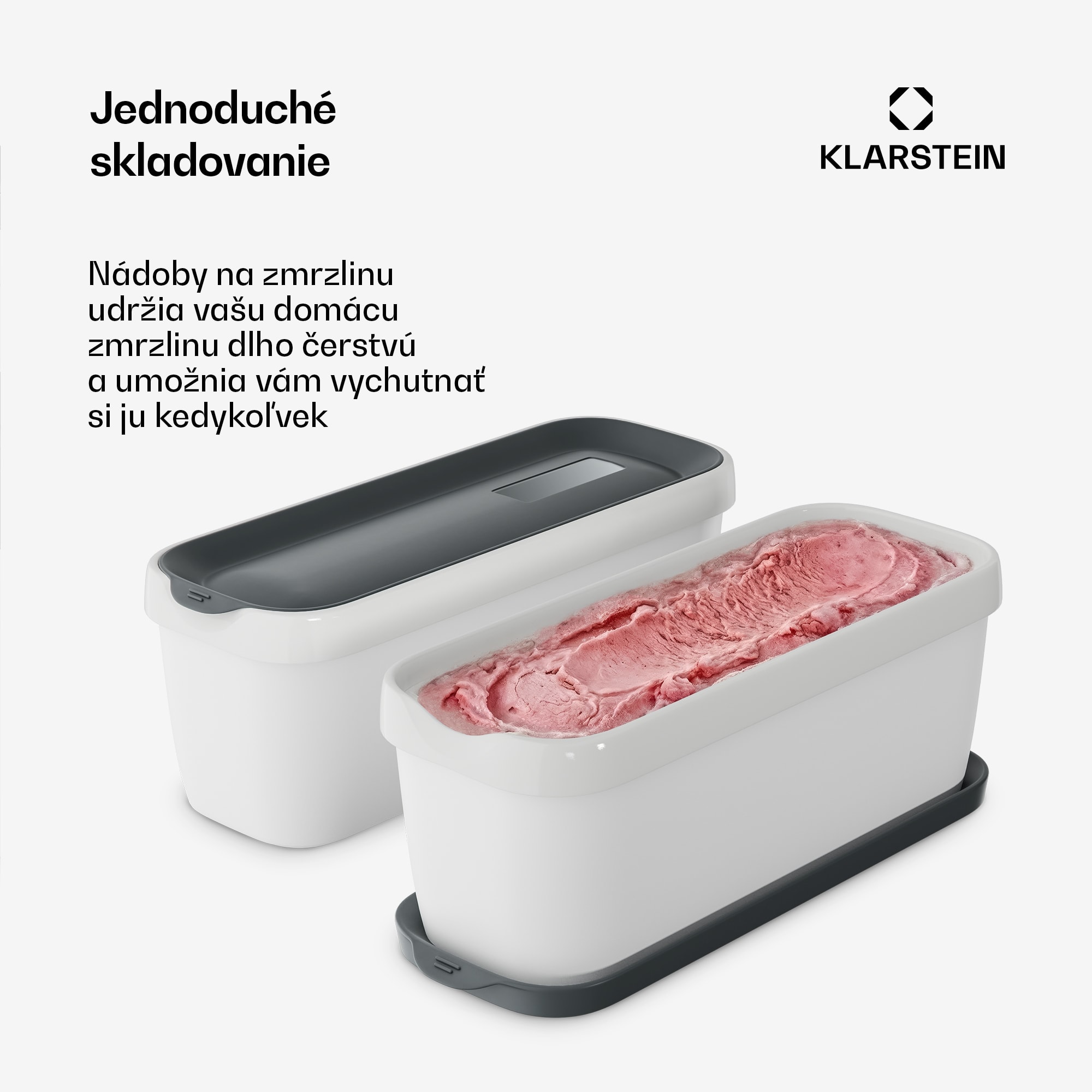 Klarstein Sada nádoby na ľad | 1,5 litra | plast | vhodné do umývačky riadu – Obrázok 2
