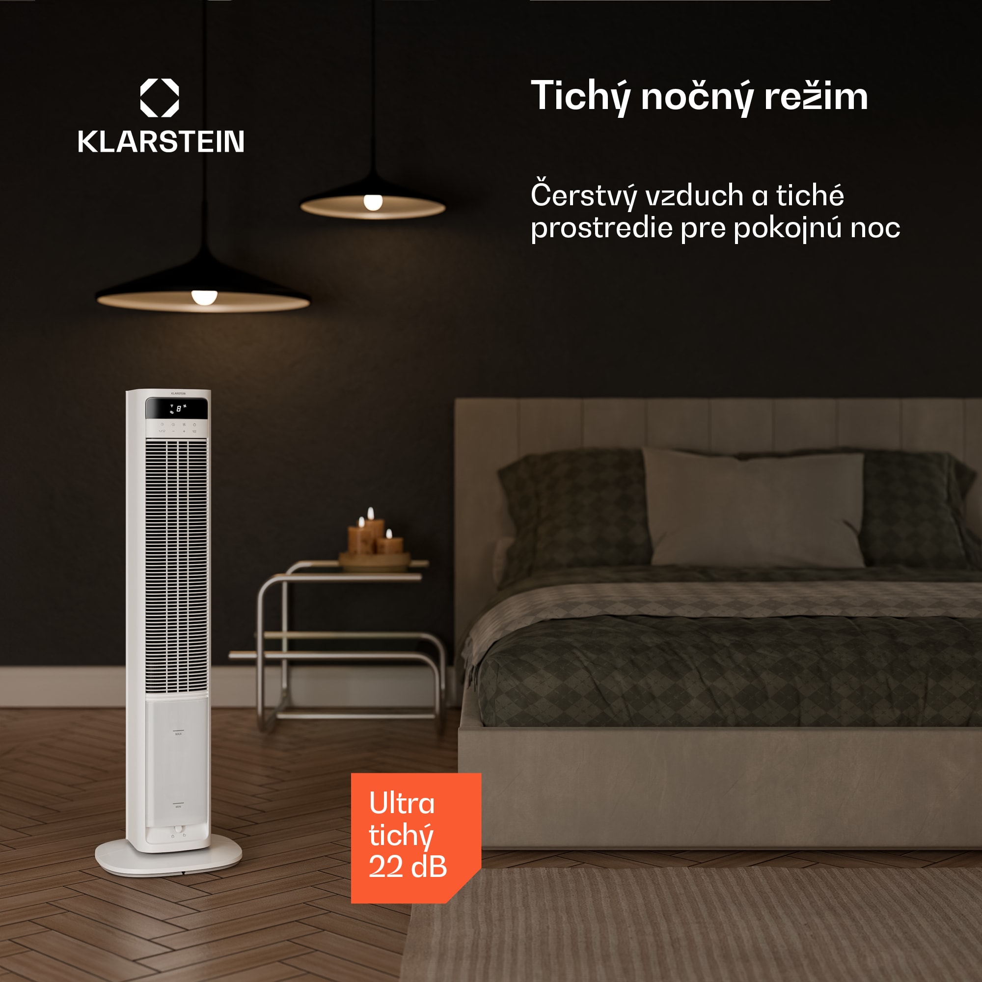 Klarstein Mistral inteligentný chladič vzduchu s vodným chladením | 365 m³/h | 4 l | 35 m² | 3 režimy | 36 W – Obrázok 2