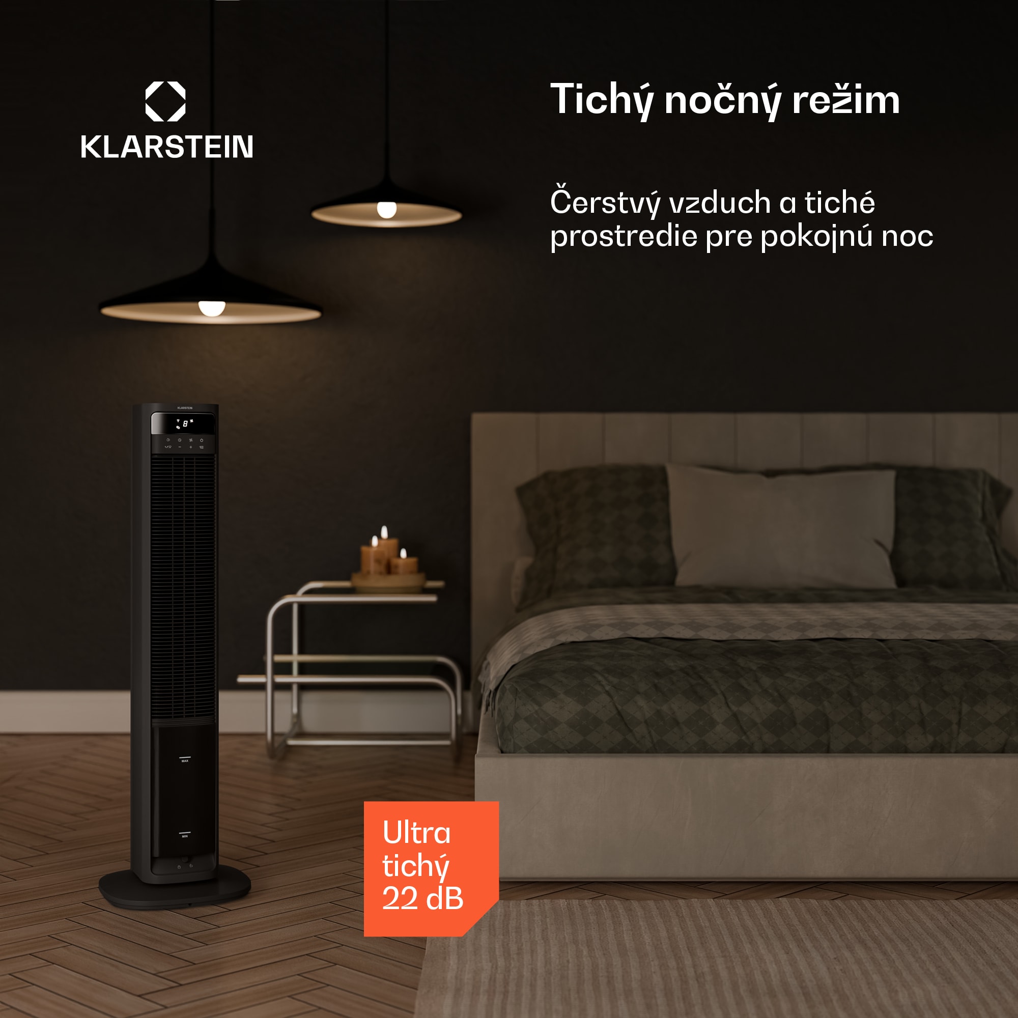 Klarstein Mistral inteligentný ochladzovač vzduchu s vodným chladením | 365 m³/h | 4 l | 35 m² | 3 režimy | 36 W – Obrázok 2