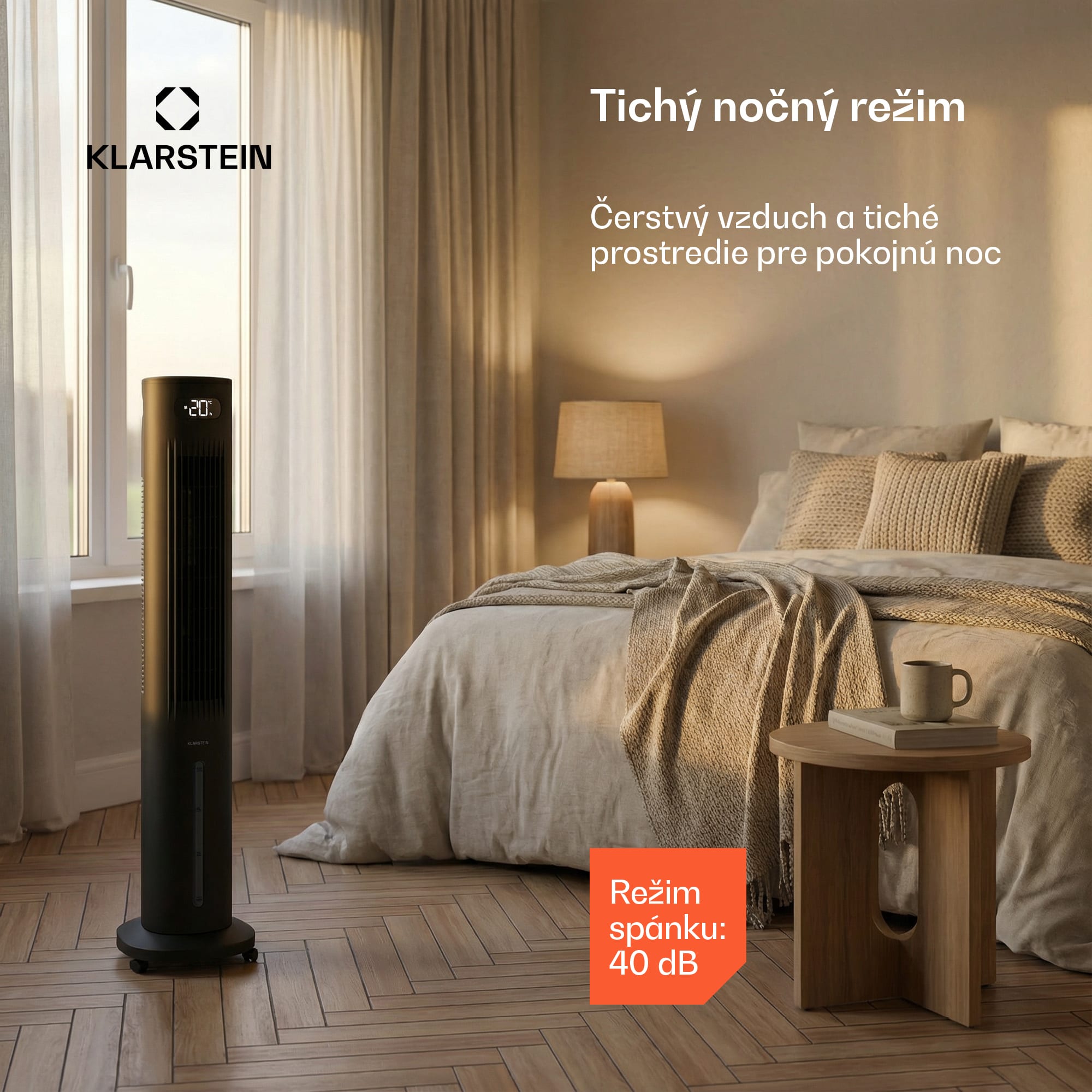 Klarstein Polar Smarter vzduchový chladič s vodným chladením | 300 m³/h | 5 l | 30 m² | 3 režimy | 75 W – Obrázok 2