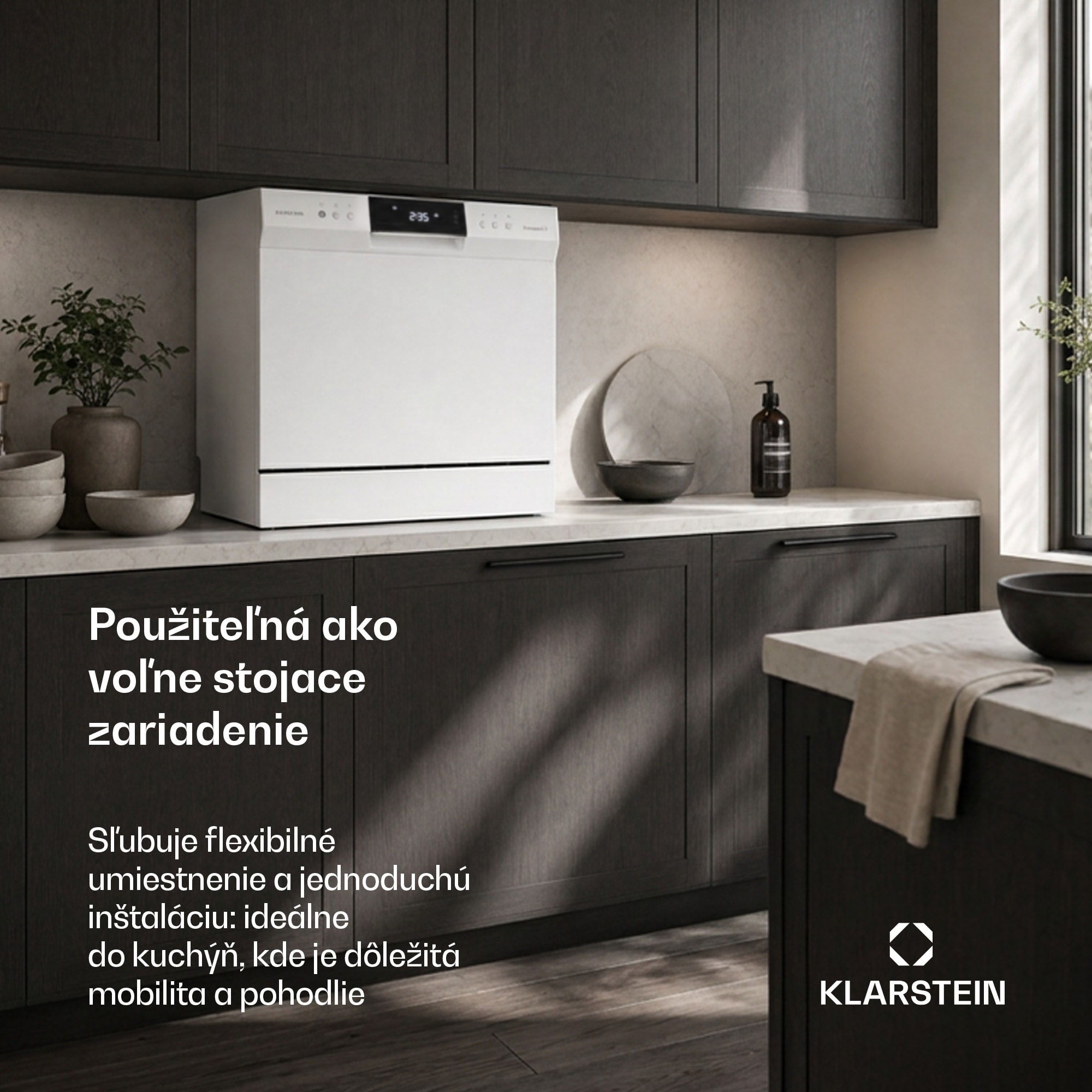Klarstein Amazonia vstavaná umývačka riadu | 8 programov | Aqua-Stop technológia | 1620 W | 55 cm – Obrázok 3
