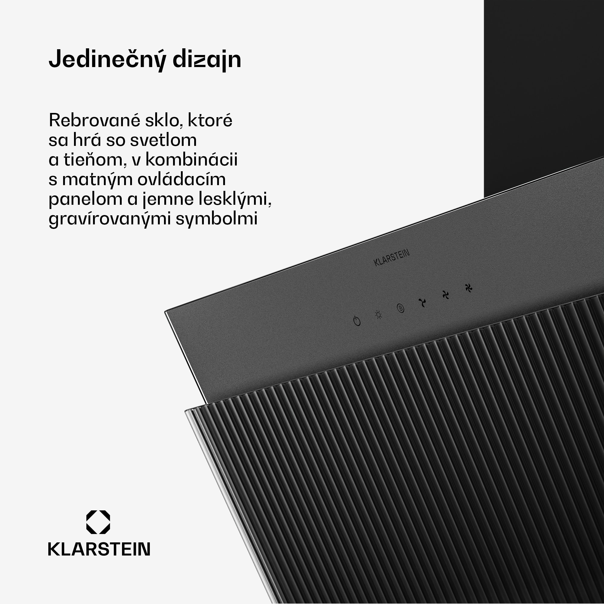 Klarstein Wavyn komínová odsávačka | odťah a recirkulácia | kvalitný dizajn | 661 m³/h | 60 cm