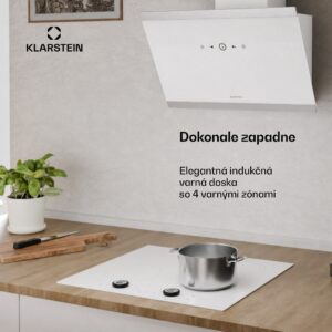 Klarstein Neotouch indukčná varná doska | Moderná a výkonná | 4 varné zóny | 9 stupňov | 7200 W | 60 cm