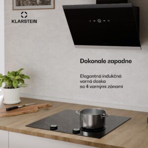 Klarstein Neotouch indukčná varná doska | Moderná a výkonná | 4 varné zóny | 9 stupňov | 7200 W | 60 cm