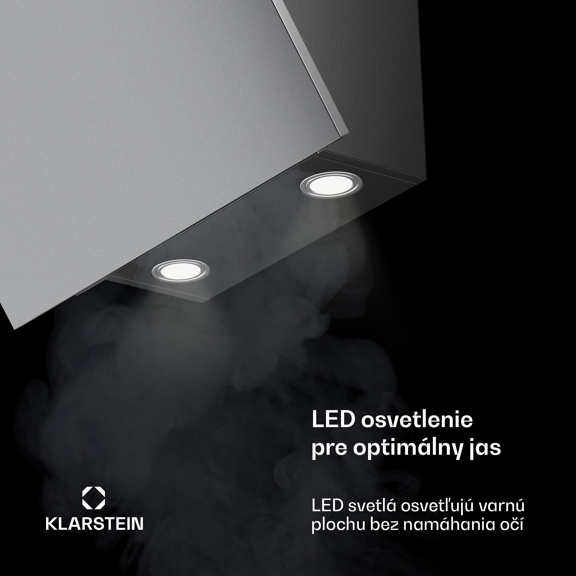Klarstein Silver Lining odsávač bez komína | odťah a recirkulácia | prémiový dizajn | 557 m³/h | 60 cm – Obrázok 4
