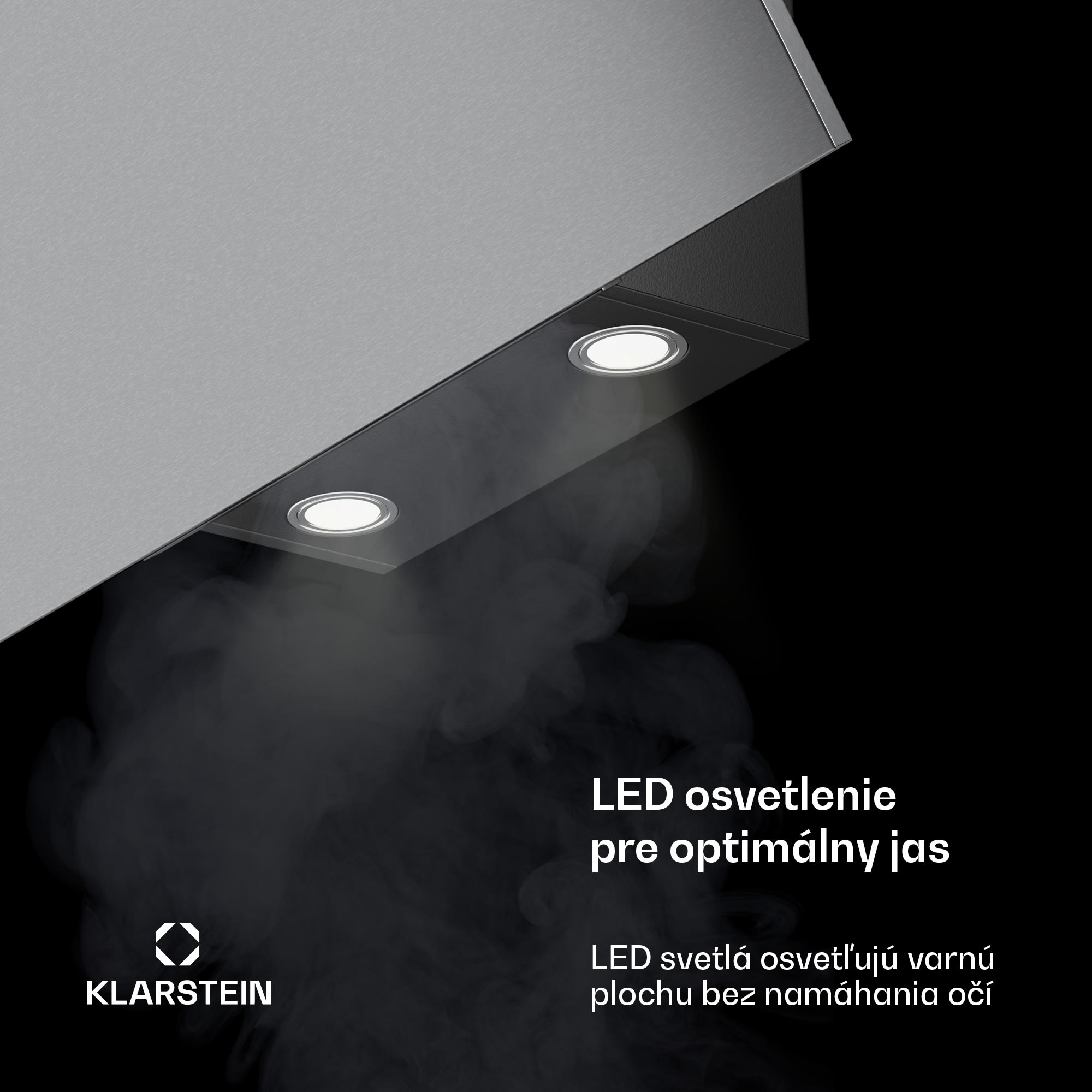 Klarstein Silver Lining bezhlavá digestoř | odťahový a recirkulačný režim | kvalitný dizajn | 557 m³/h | 90 cm – Obrázok 4