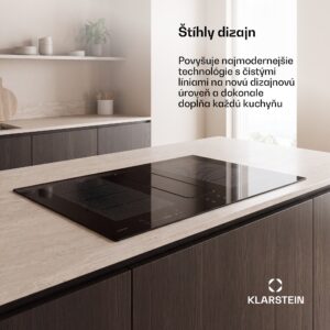 Klarstein ChefFusion indukčná varná doska s odsávačom pár | 4 varné zóny | 7200 W | 504,3 m³/h | 80 cm