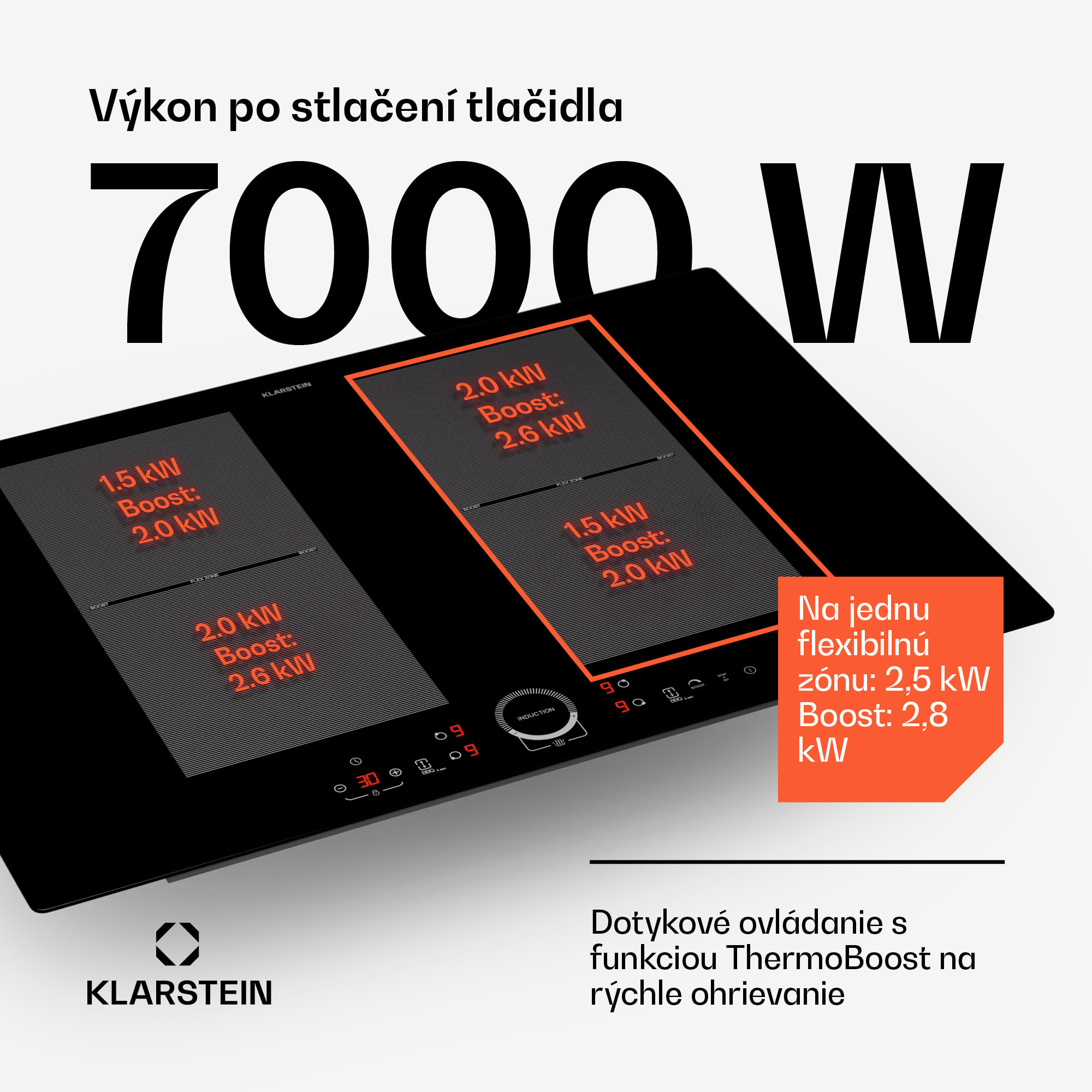 Klarstein Gourmet duo, digestor a indukčná varná doska, výkonné a moderné – Obrázok 2