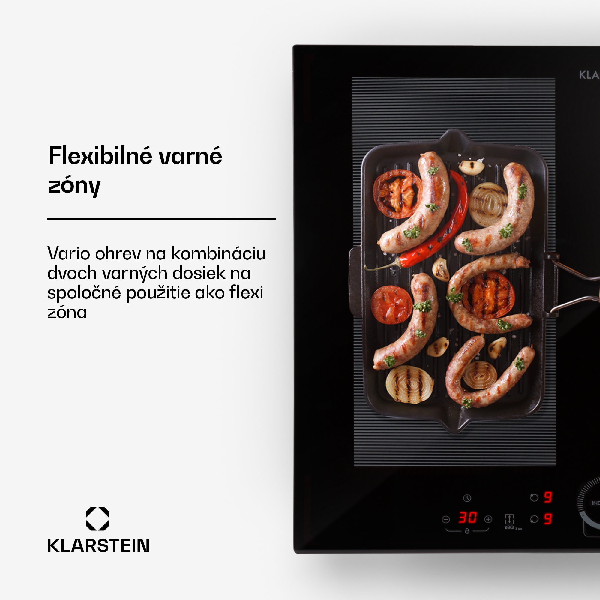 Klarstein Gourmet duo, digestor a indukčná varná doska, výkonné a moderné – Obrázok 3