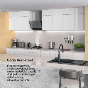 Klarstein Verosteel raňajková súprava | Toster, rýchlovarná kanvica, kávovar | 12 šálok