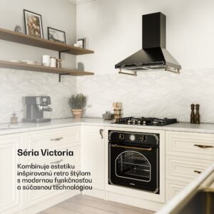 Klarstein Victoria 60 Tripple Set plyn | plynová varná doska | rúra | odsávač pár