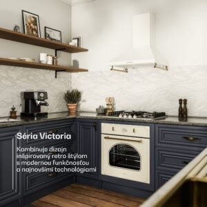 Klarstein Victoria 60 Duo Set plyn | plynová varná doska | odsávač pár