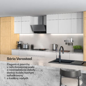 Klarstein Verosteel indukčná varná doska + Verosteel odsávač pár bez komína | 60 cm