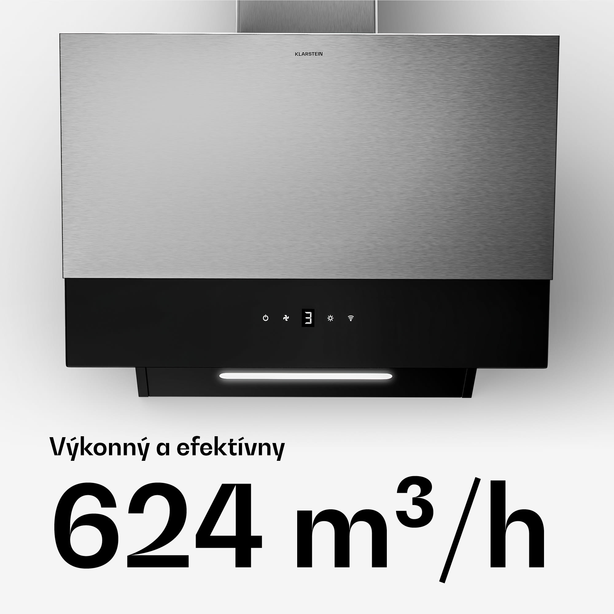 Klarstein Verosteel indukčná varná doska + Verosteel odsávač pár bez komína | 60 cm – Obrázok 2