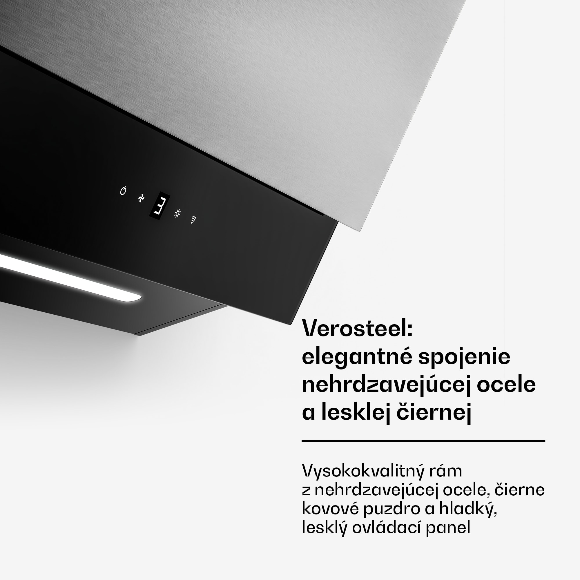 Klarstein Verosteel indukčná varná doska + Verosteel odsávač pár bez komína | 60 cm – Obrázok 4