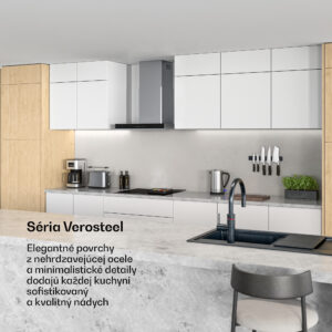 Klarstein Verosteel indukčná varná doska + Verosteel odsávač pár | 60 cm