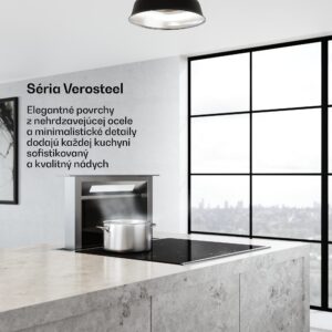 Klarstein Verosteel indukčná varná doska + Verosteel odsávač pár | 60 cm