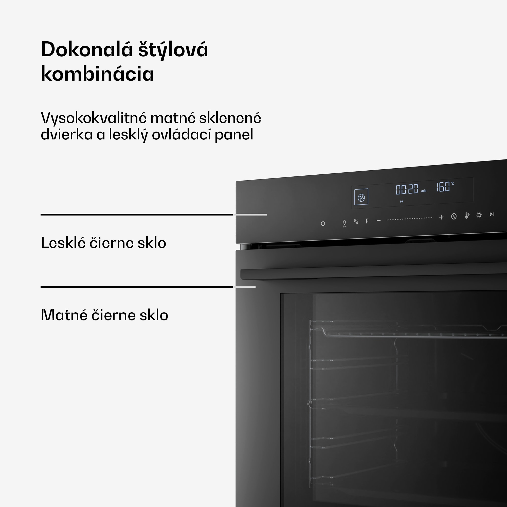 Klarstein Velaire vstavaná rúra + Velaire indukčná varná doska + Velaire odsávač pár bez digestořovej kapucne | 60 cm – Obrázok 2