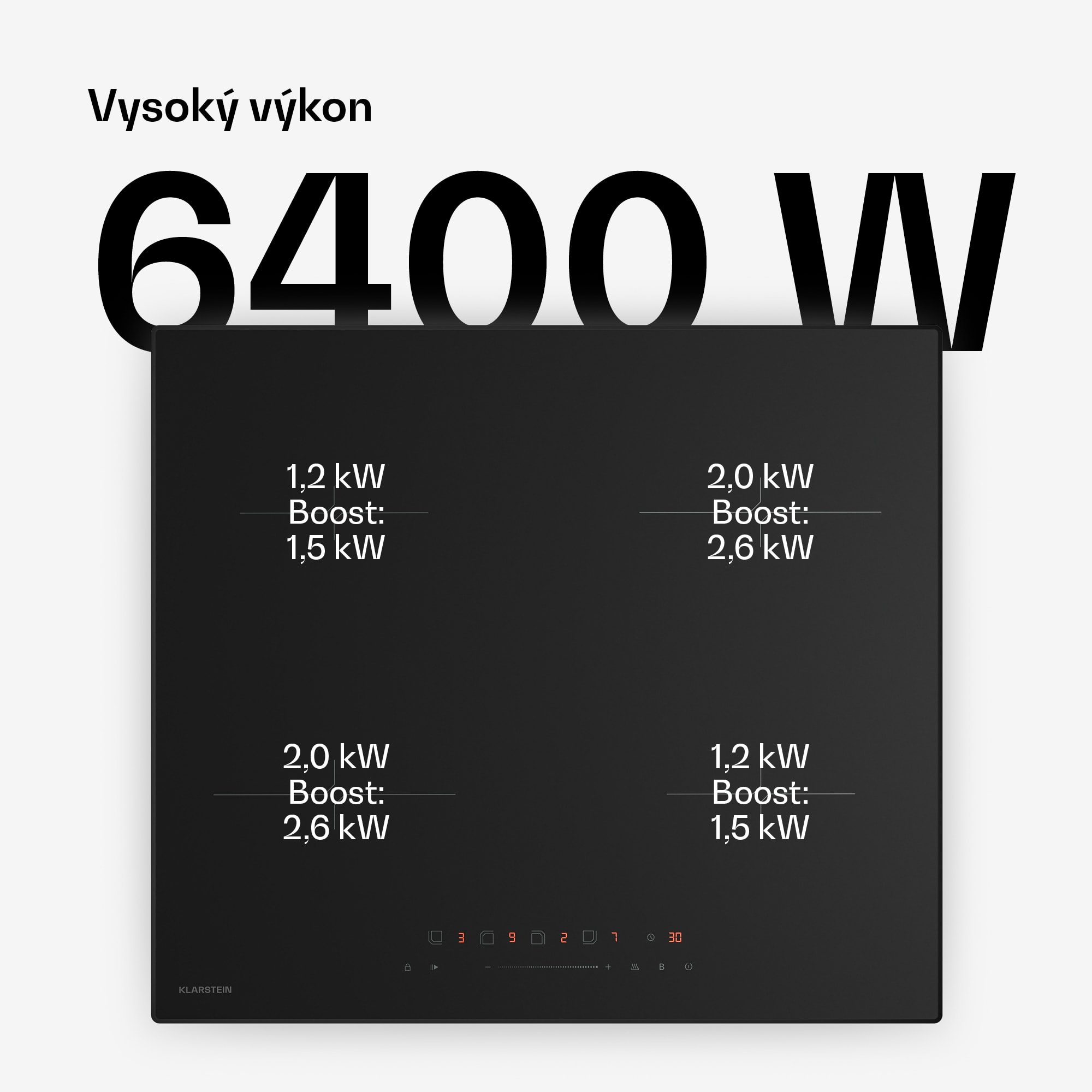 Klarstein Velaire indukčná varná doska, umývačka riadu, rúra, digestor – Obrázok 4